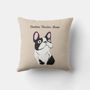 Coussin maman Boston terrier