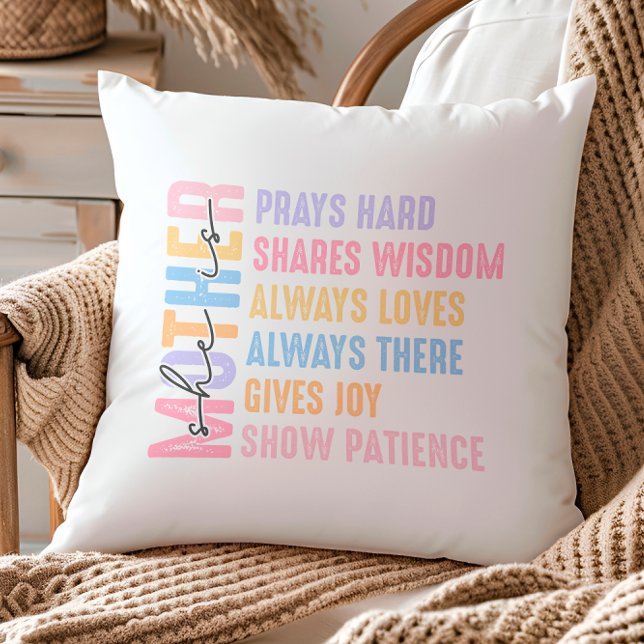 Coussin Maman Cadeau Moderne Pour Mère Cool Et Drôle (Créateur téléchargé)