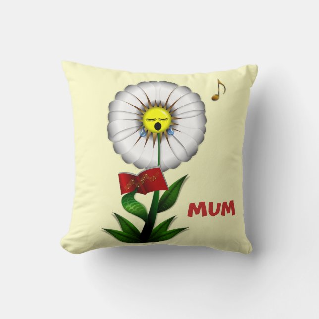Coussin Maman chanter Daisy Cushion (Recto)