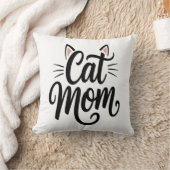 Coussin Maman Chatte Moustaches et Oreilles (Couverture)