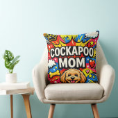 Coussin Maman Cockapoo Cadeau Chien Mignon Oreille (Chaise)
