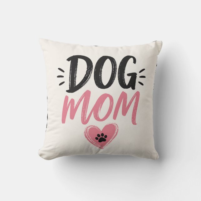 Coussin Maman de chien (Recto)