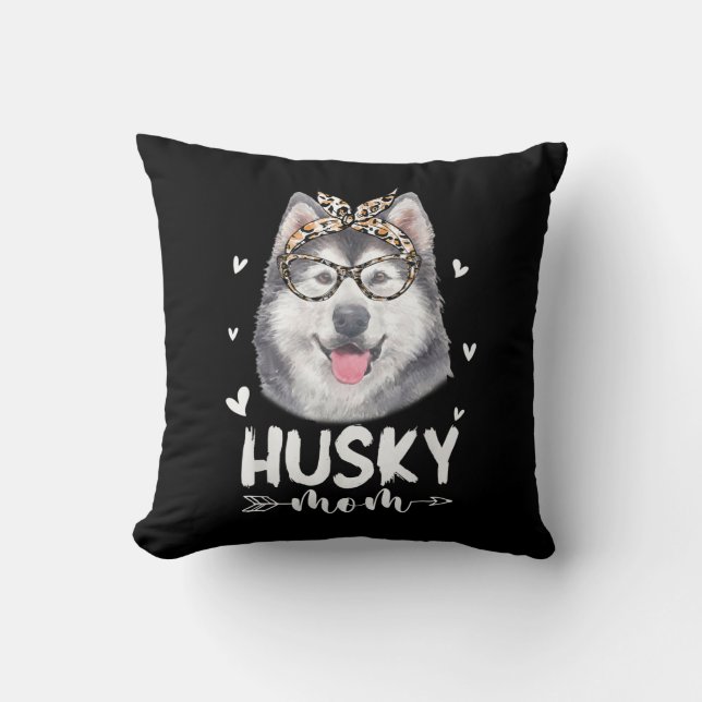 Coussin Maman de Husky | Dog Lovers | Mother day (Recto)