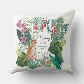 Coussin Maman de la jungle de Tigre mignonne pour être Bab (Recto)