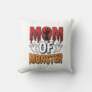 Coussin Maman de monstre Vintage Halloween conception de t