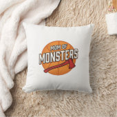 Coussin Maman de monstres Conception de maman de basket-ba (Couverture)