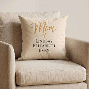 Coussin Maman Élégante Personnalisée