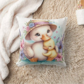 Coussin Maman et bébé canard (Couverture)
