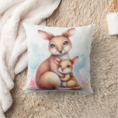 Coussin Maman et bébé kangourou (Couverture)