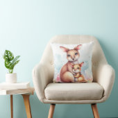 Coussin Maman et bébé kangourou (Chaise)