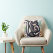 Coussin Maman et bébé mouffette (Chaise)