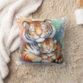 Coussin Maman et bébé tigre (Couverture)