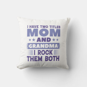 Coussin Maman Et Grand-Maman