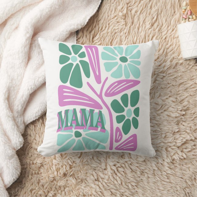 Coussin Maman Fleur Fantaisiste  (Couverture)