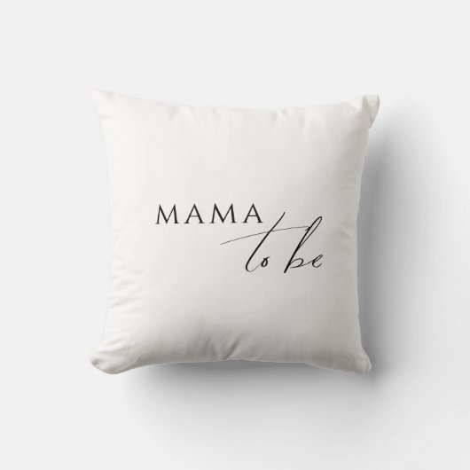 Coussin Maman Future Bizarre de Genre Neutre (Recto)