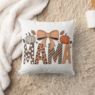 Coussin Maman Halloween personnalisé – Joli et effrayant