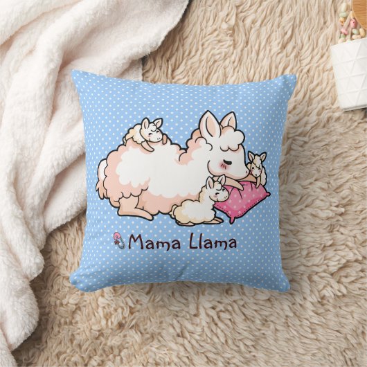 Coussin Maman Llama (Couverture)
