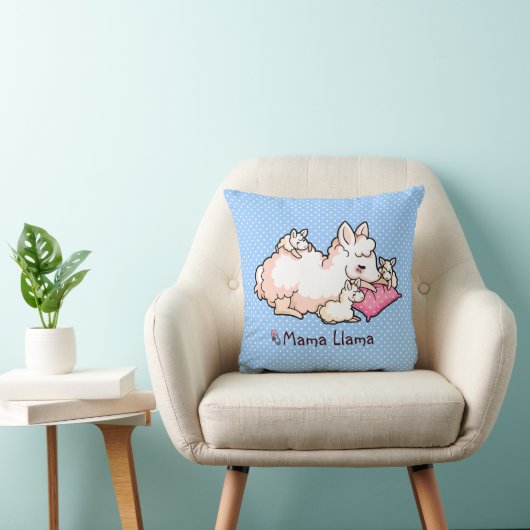 Coussin Maman Llama (Chaise)