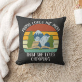Coussin Maman M'Aime Plus Qu'Elle N'Aime Le Camping (Couverture)
