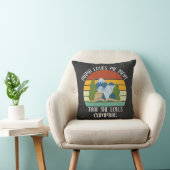 Coussin Maman M'Aime Plus Qu'Elle N'Aime Le Camping (Chaise)
