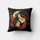 Coussin Maman | Maman | Fête des mères | Mère (Verso)