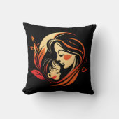 Coussin Maman | Maman | Fête des mères | Mère (Recto)