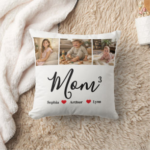 Coussin Maman Minimaliste Moderne Cadeau Personnalisé avec