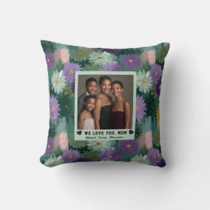 Coussin Maman Mummy Mama Cozy Home Floral Daisy