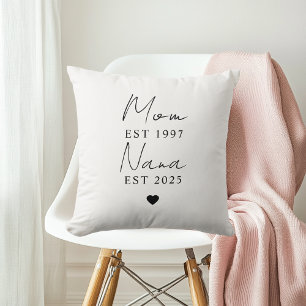 Coussin Maman Nana EST Jeter l'oreiller   Cadeau personnal