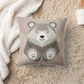Coussin Maman Ours Moderne Géométrique (Couverture)