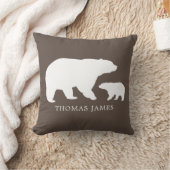 Coussin Maman Ourson Brun (Couverture)