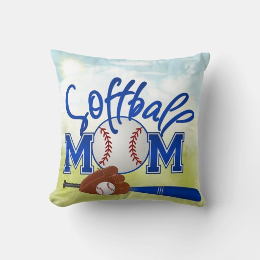 Coussin maman softball (Recto)