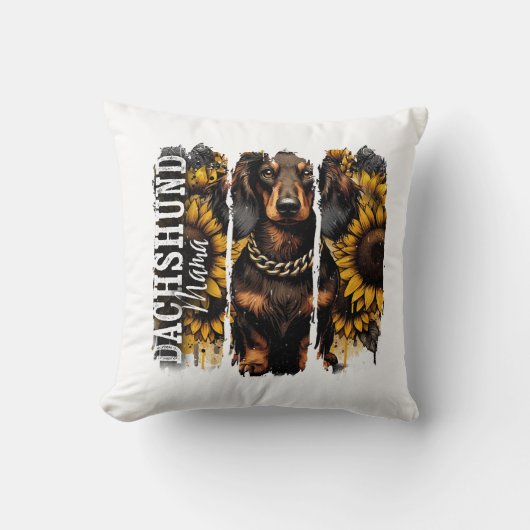 Coussin Maman teckel (Recto)