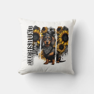 Coussin Maman teckel