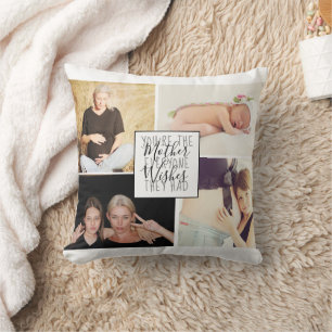Coussin Maman, tout le monde veut Photo de famille de ci