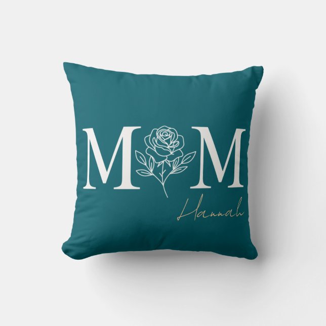 Coussin Maman Whispers du Rose éternel (Recto)