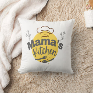 Coussin Mama's Kitchen - Retro Comfort Food Tee