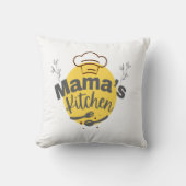 Coussin Mama's Kitchen - Retro Comfort Food Tee (Recto)