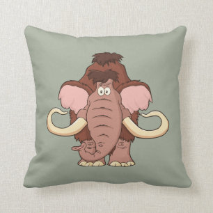 Coussin Mammouth laineux de bande dessinée