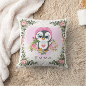 Coussin Manchot bébé | Personnalisé (Couverture)