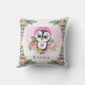 Coussin Manchot bébé | Personnalisé (Verso)