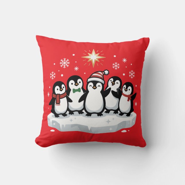Coussin Manchots (Recto)