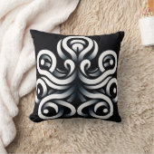 Coussin Mandala abstrait géométrique sacré Zen minimal (Couverture)