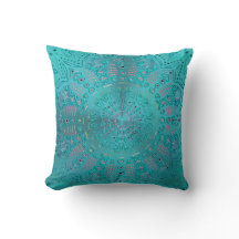 Mandala de bleu de turquoise