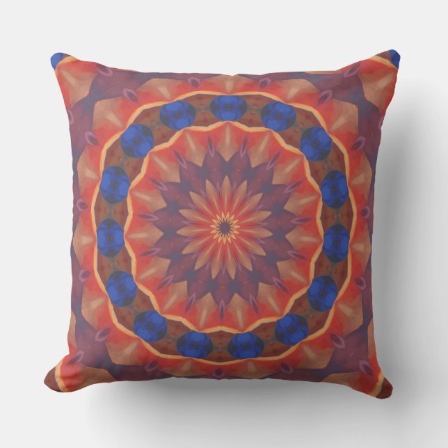 Coussin Mandala de Diversités Infinies (Recto)