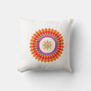 Coussin Mandala d'Euphorie Rythmique