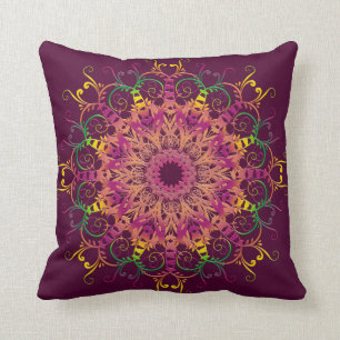 Coussin Mandala. ethnique