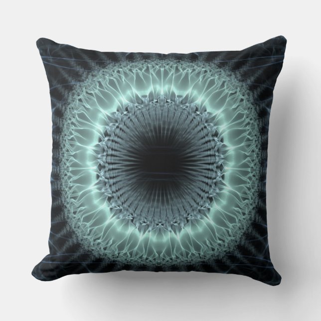 Coussin Mandala fractal (Recto)