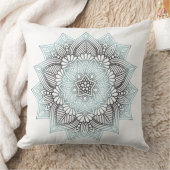 Coussin Mandala Lace Lt. Blue ID968 (Couverture)