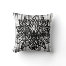 Mandala Lotus Celtique – Noir et Blanc Minimaliste